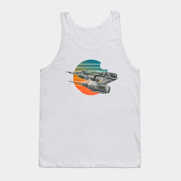 Mando N1 Starfighter Tank Top by Rackham